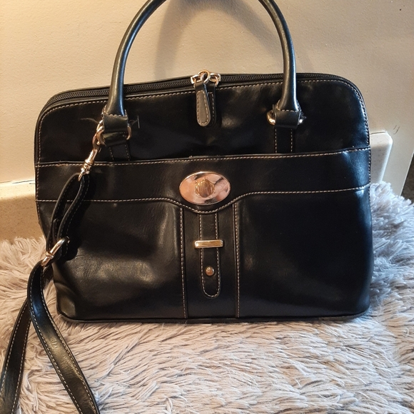 GIANI BERNINI Black Faux Leather Purse - Picture 2 of 16